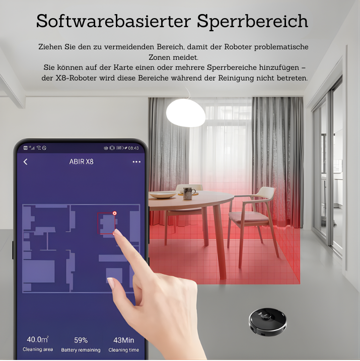 Airova N300 LaserVision – App Steuerung